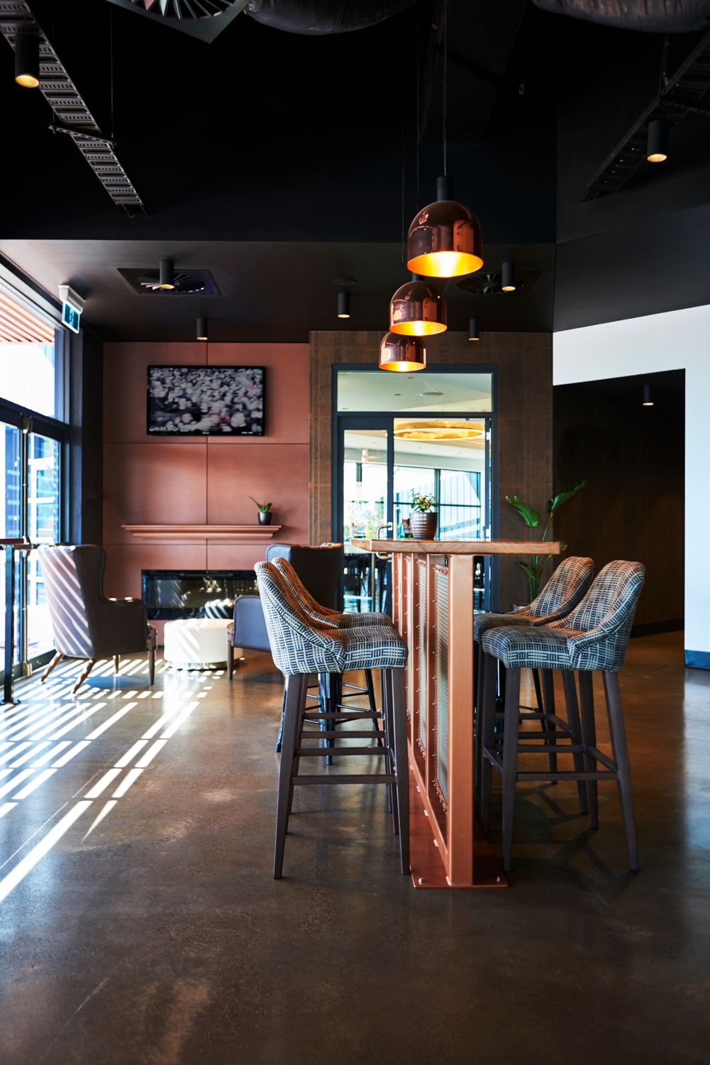 Panthers Club modern pub interior design