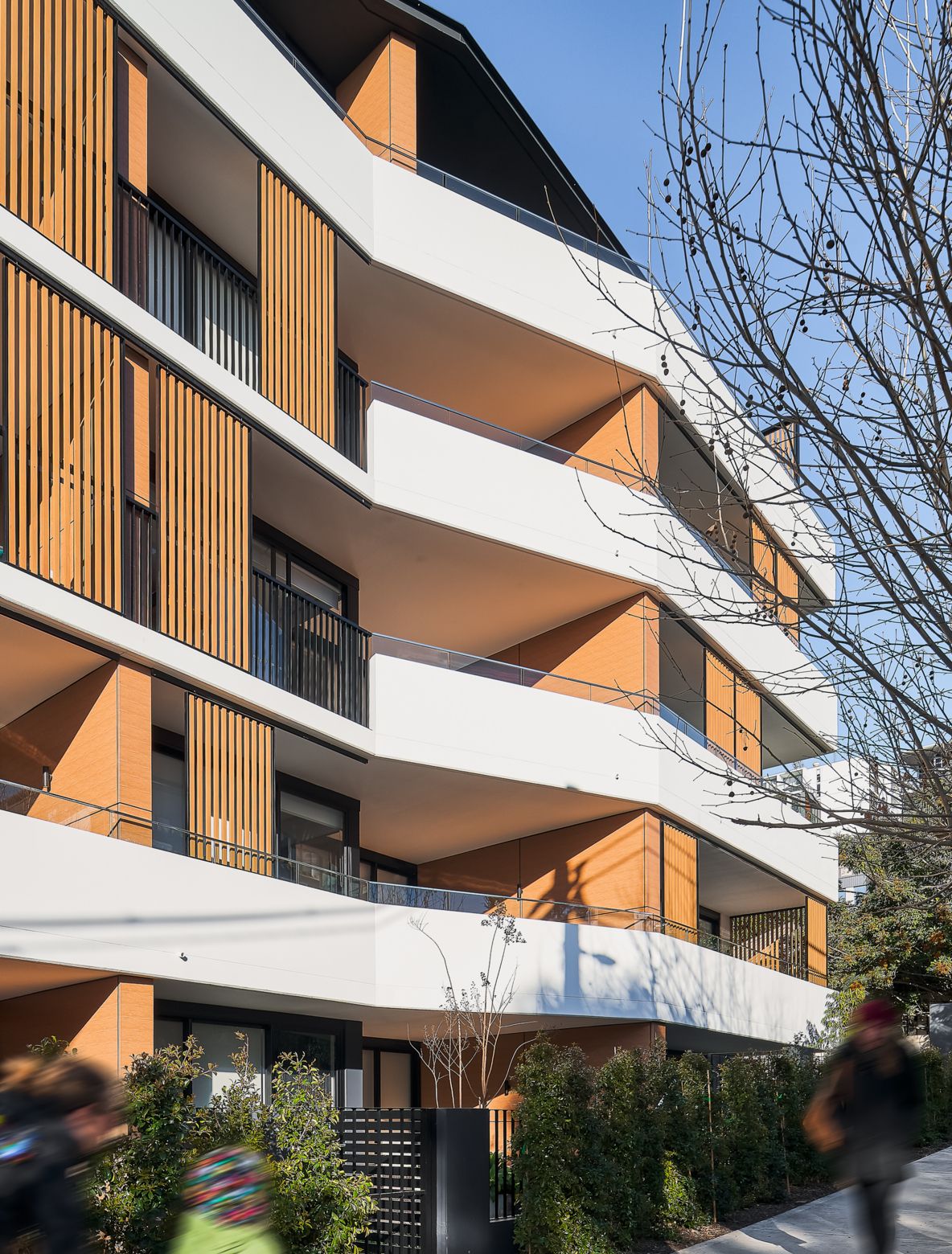 residential architecture facade detail urbain residences