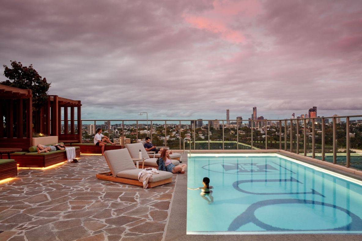 Kev Carmody House student housing rooftop st lucia