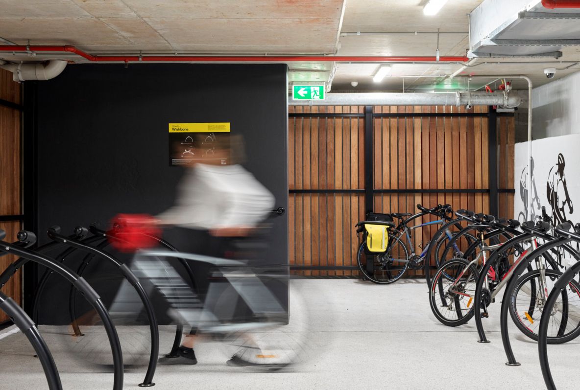 End of trip facility interior design
