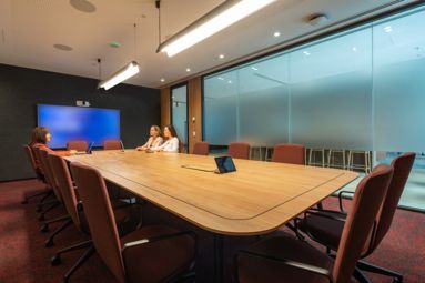 Modern workplace interior design 400 george street sydney