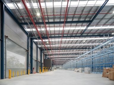 Dexus Harvey Norman warehouse interior design