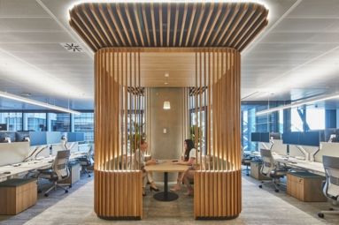 Modern interior design workspace CBA Barang First Sentier Investors