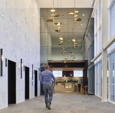 540 Wickham Street HQ modern interior design foyer