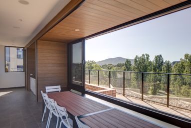 ANU Bruce & Wright Hall student housing architecture interior design