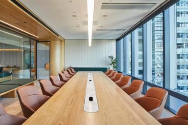 Modern boardroom interior design First Sentier Investors CBA Barang