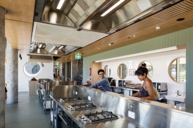 Burralga Yumba communal kitchen interior design