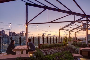 Unilodge Lincoln House rooftop student housing architecture