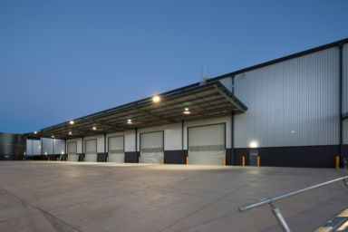 Warehouse architectural exterior building design
