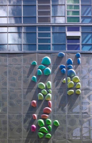 residential facade design architectural photography Triptych Apartments Melbourne