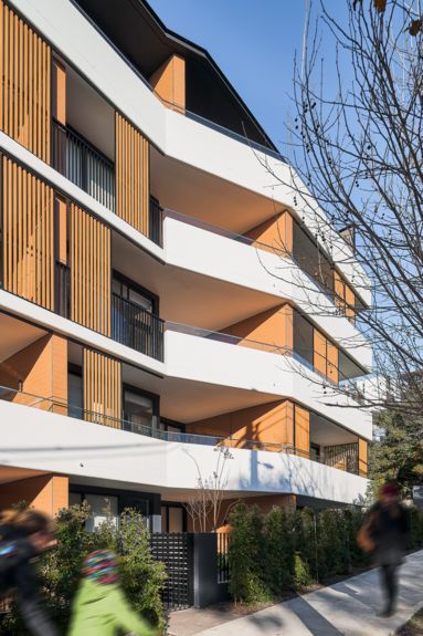 residential architecture facade detail urbain residences