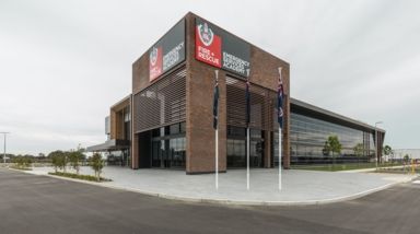 Workplace interior design photography FRNSW Training Academy