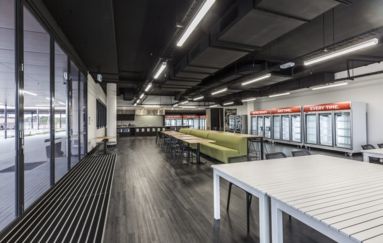 Workplace interior design photography FRNSW Training Academy