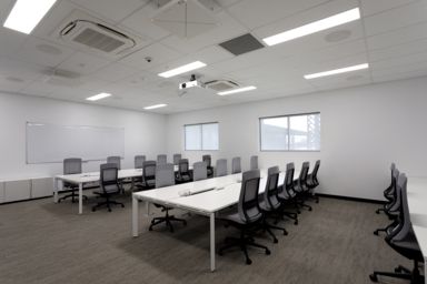 Modern interior boardroom design The International Crop and Digital Agricultural Research Centre