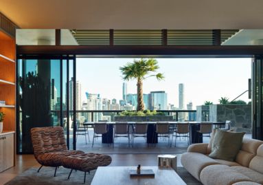 Modern interior design overlooking Brisbane CBD 31 Duncan Street