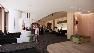 50 Quay Street Interiors Gym