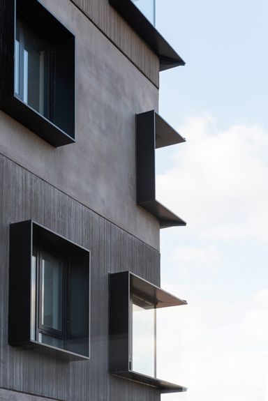 UTAS student housing architecture design facade detail