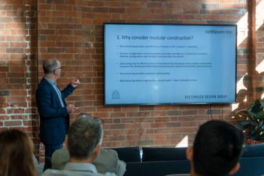 Inter design and architectural meeting and planning