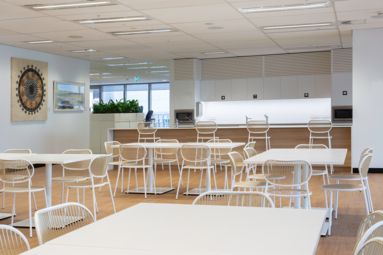 Modern workplace interior design 400 george street sydney