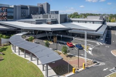Hornsby Ku-ring-gai Hospital Redevelopment building design exterior