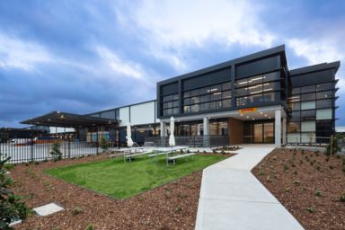 Commercial architecture DHL industrial warehouse