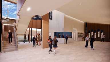 Georges River Grammar School interior design architectural visualisation render