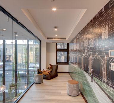 student housing interior design