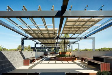 Student accommodation modern architecture rooftop building design