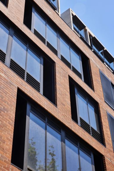 Kensington Unilodge student housing architecture facade detail
