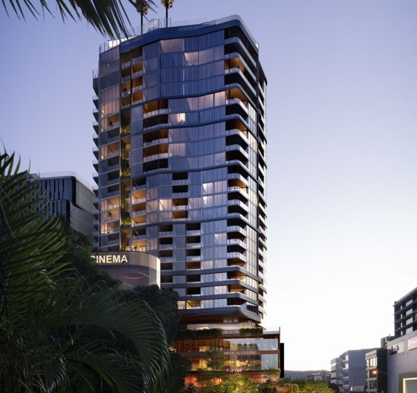 Architectural photography, The Aviary Residential Tower, Toowong