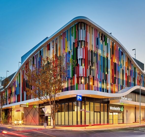 woolworths crows nest retail architecture facade design