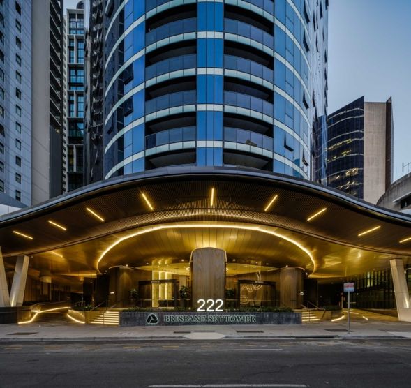 modern residential architecture photography brisbane sky tower