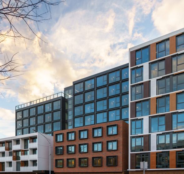 Urban architectural design Unilodge Wreckyn Street North Melbourne