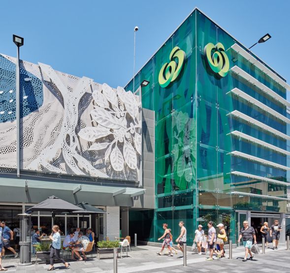 Modern innovative commercial architectural design Kiaora Lane