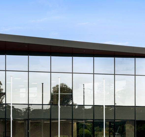 Modern commercial architecture Dexus Harvey Norman