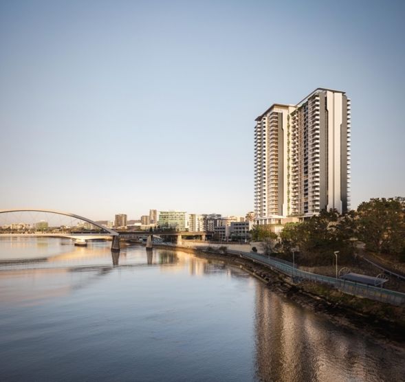 Architectural photography and architectural visualisation on the Brisbane River