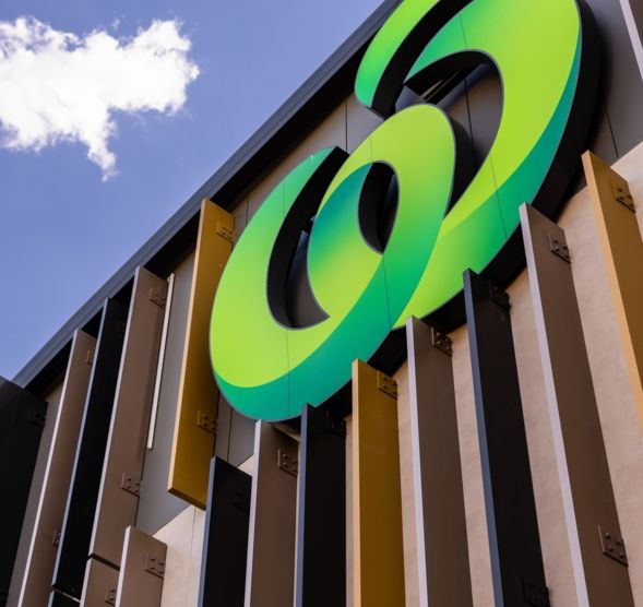 Modern commercial architecture Woolworths Ashfield