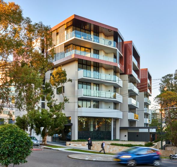 Residential apartment exterior