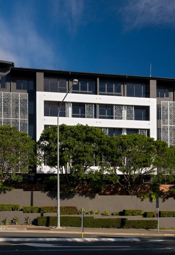 Modern urban architecture The Clayfield Aveo aged care living