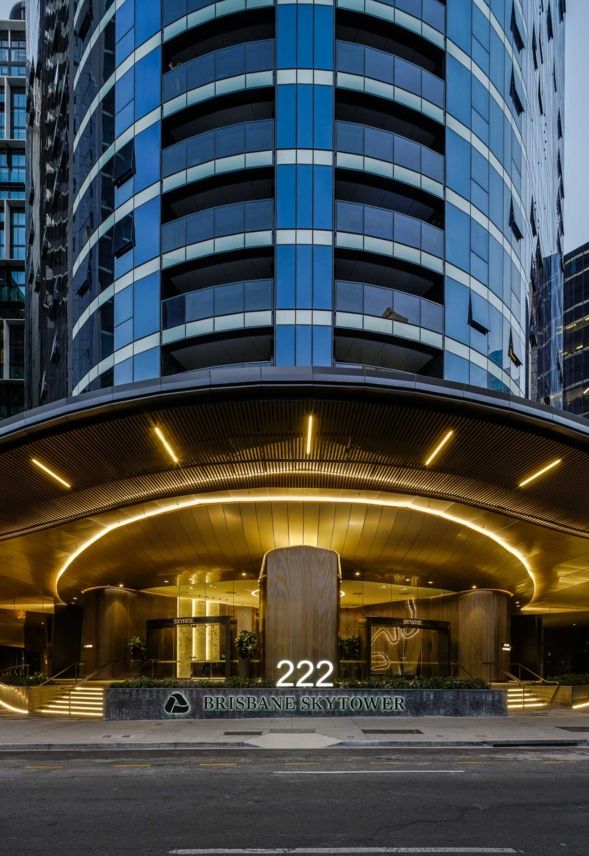 modern residential architecture photography brisbane sky tower