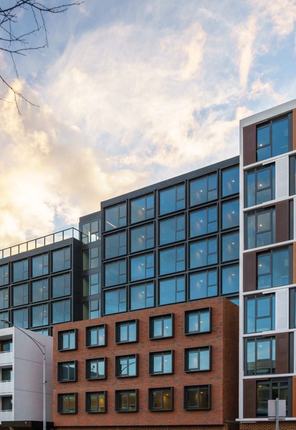 Urban architectural design Unilodge Wreckyn Street North Melbourne