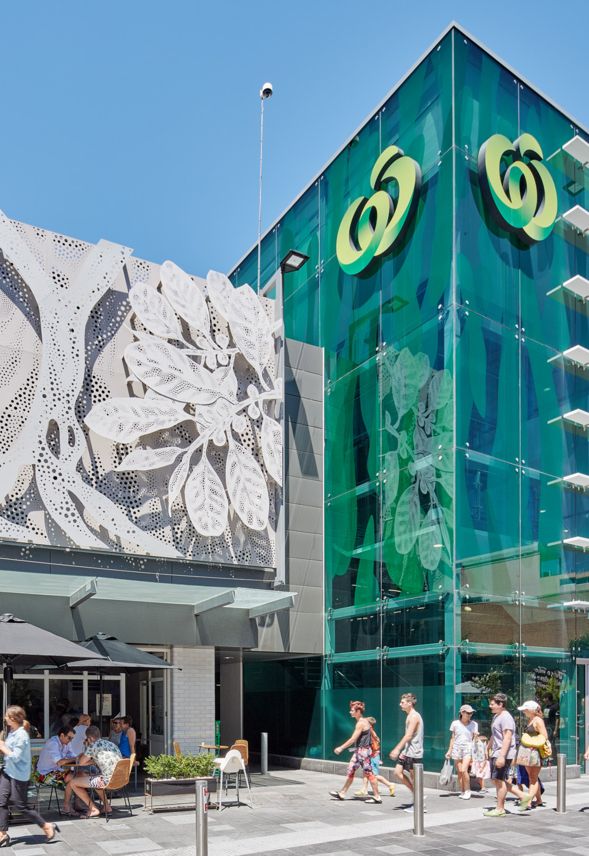 Modern innovative commercial architectural design Kiaora Lane