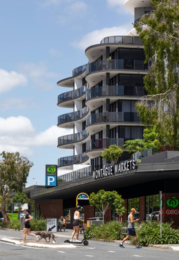 Blend of commercial and residential architecture