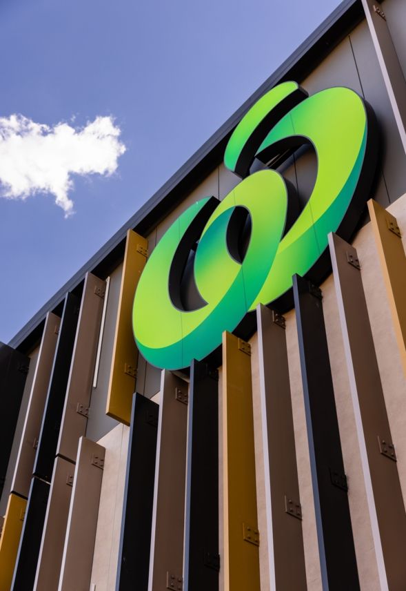 Modern commercial architecture Woolworths Ashfield