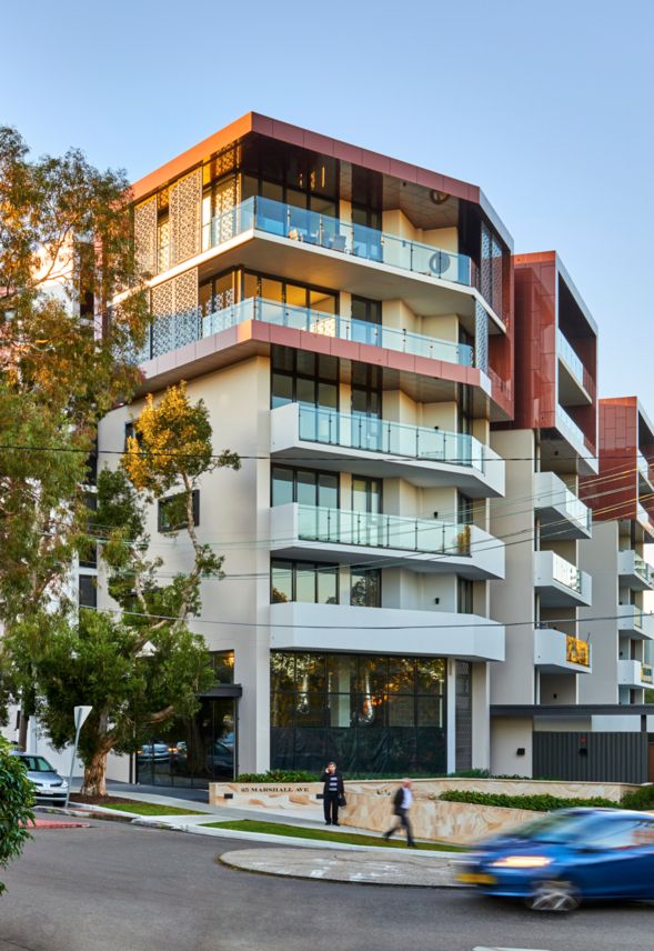 Residential apartment exterior
