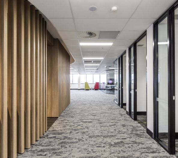 Workplace interior design photography FRNSW Training Academy