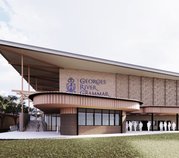 Georges River Grammar School building design architectural visualisation