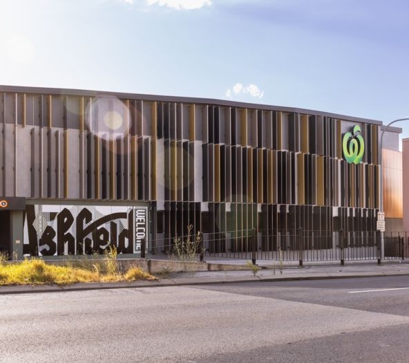 Woolworths Ashfield modern commercial building design
