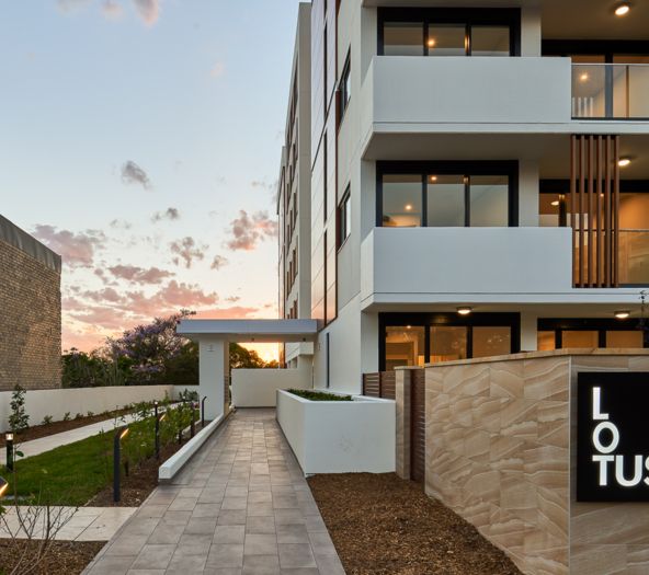 residential architecture design Lotus Apartments Lane Cove