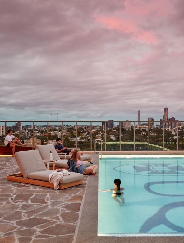 Kev Carmody House student housing rooftop st lucia